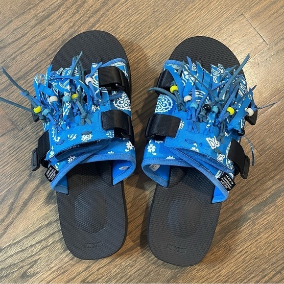 Alanui X Suicoke Moto Cab fringe-detail open-toe sandals Men’s 11 main image 6